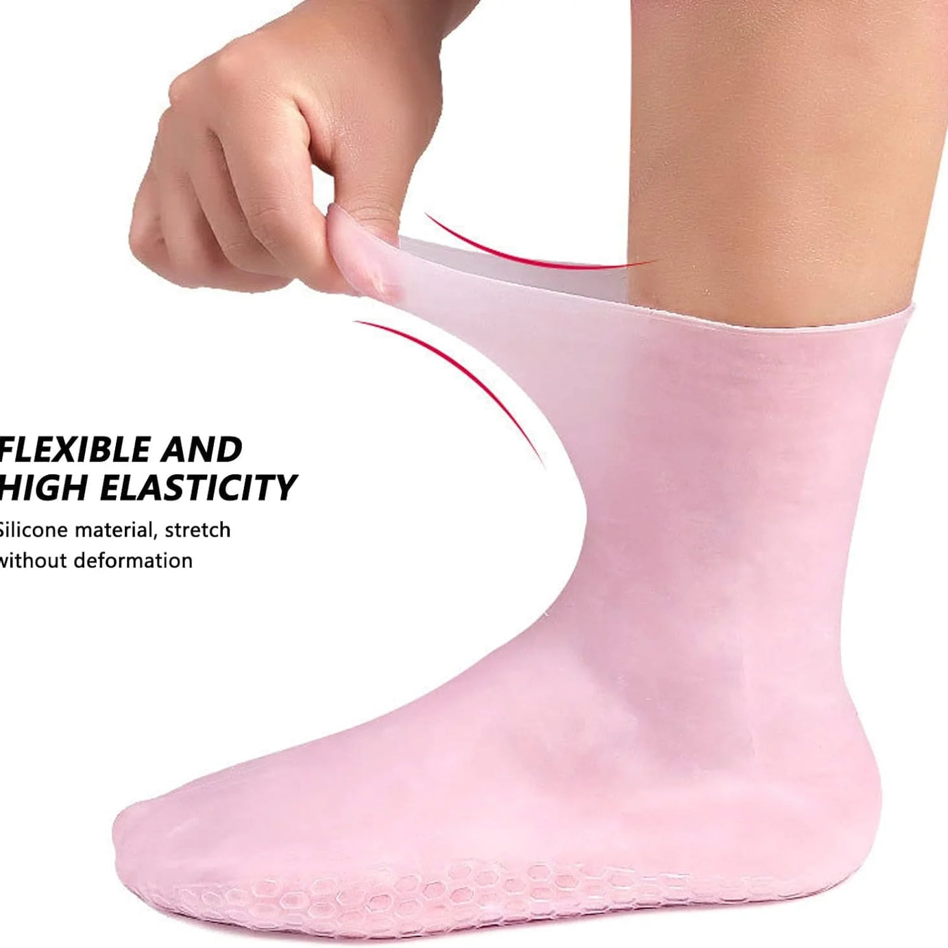 Silicone Moisturizing Heel Socks - Crack Repair & Foot Care