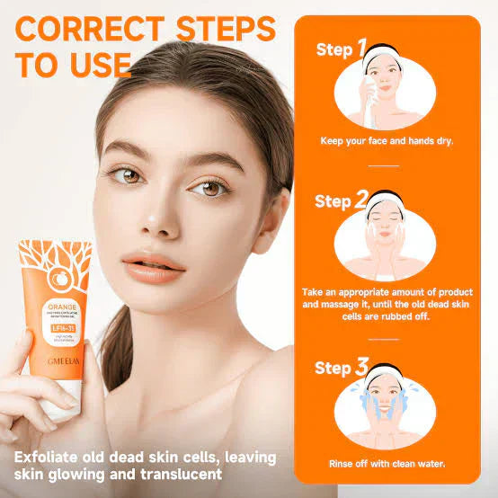 Orange Exfoliating gel