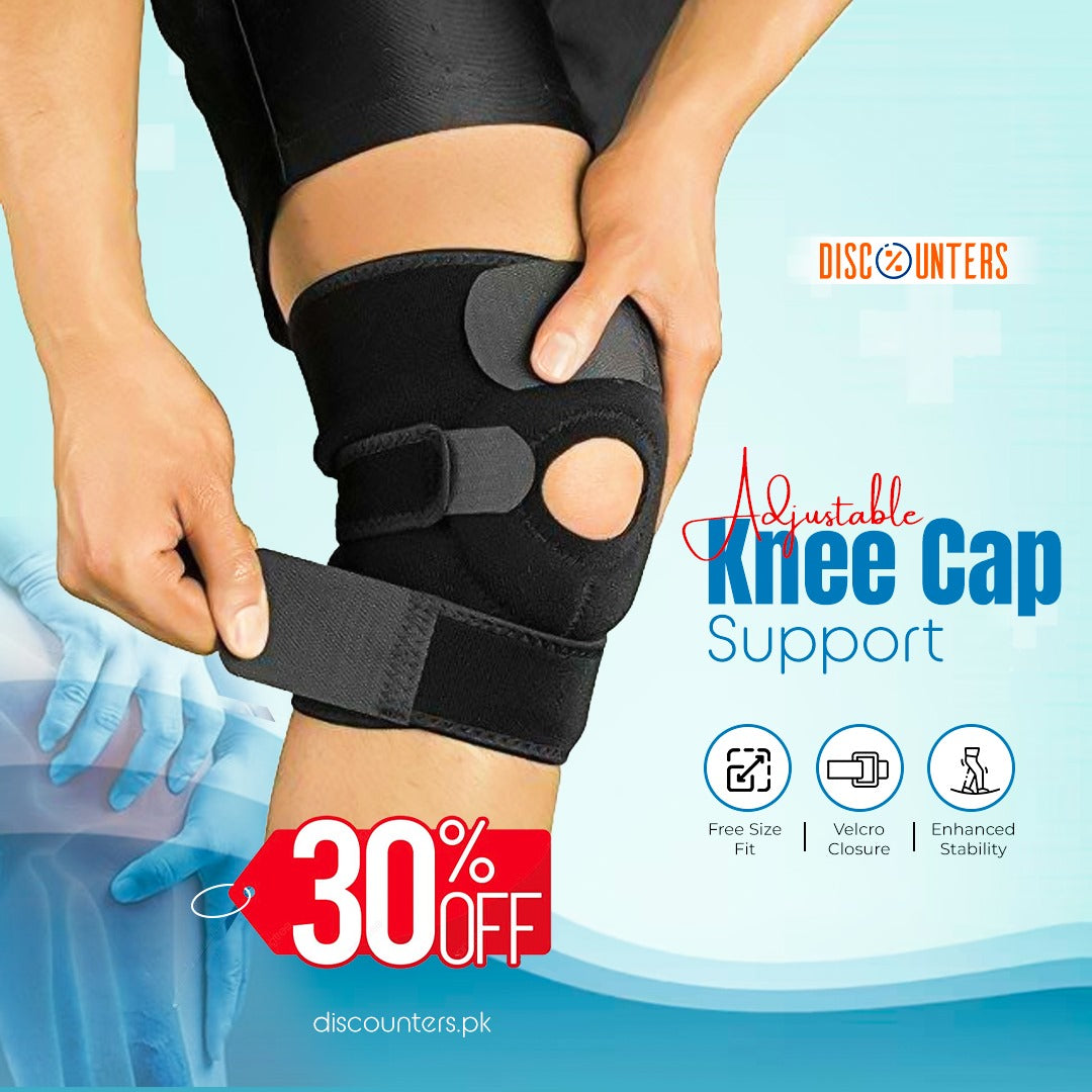 Adjustable Knee Cap Support Brace - Pain Relief for Knee Joint