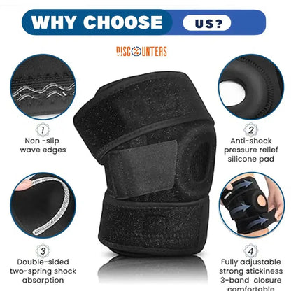 Adjustable Knee Cap Support Brace - Pain Relief for Knee Joint