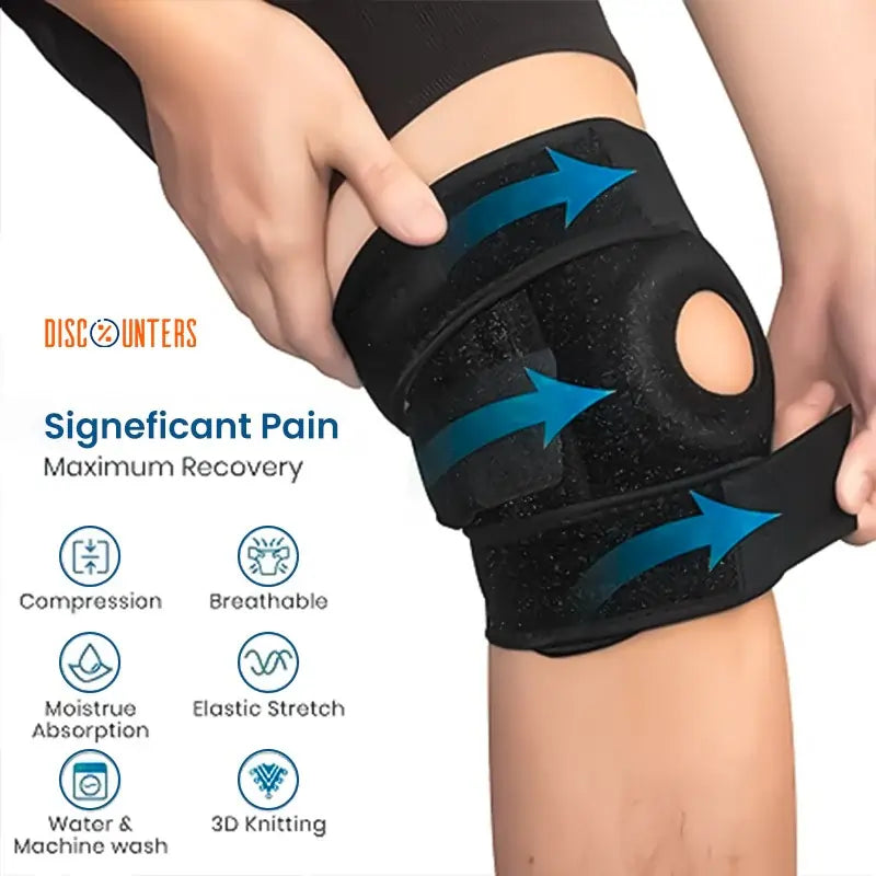 Adjustable Knee Cap Support Brace - Pain Relief for Knee Joint
