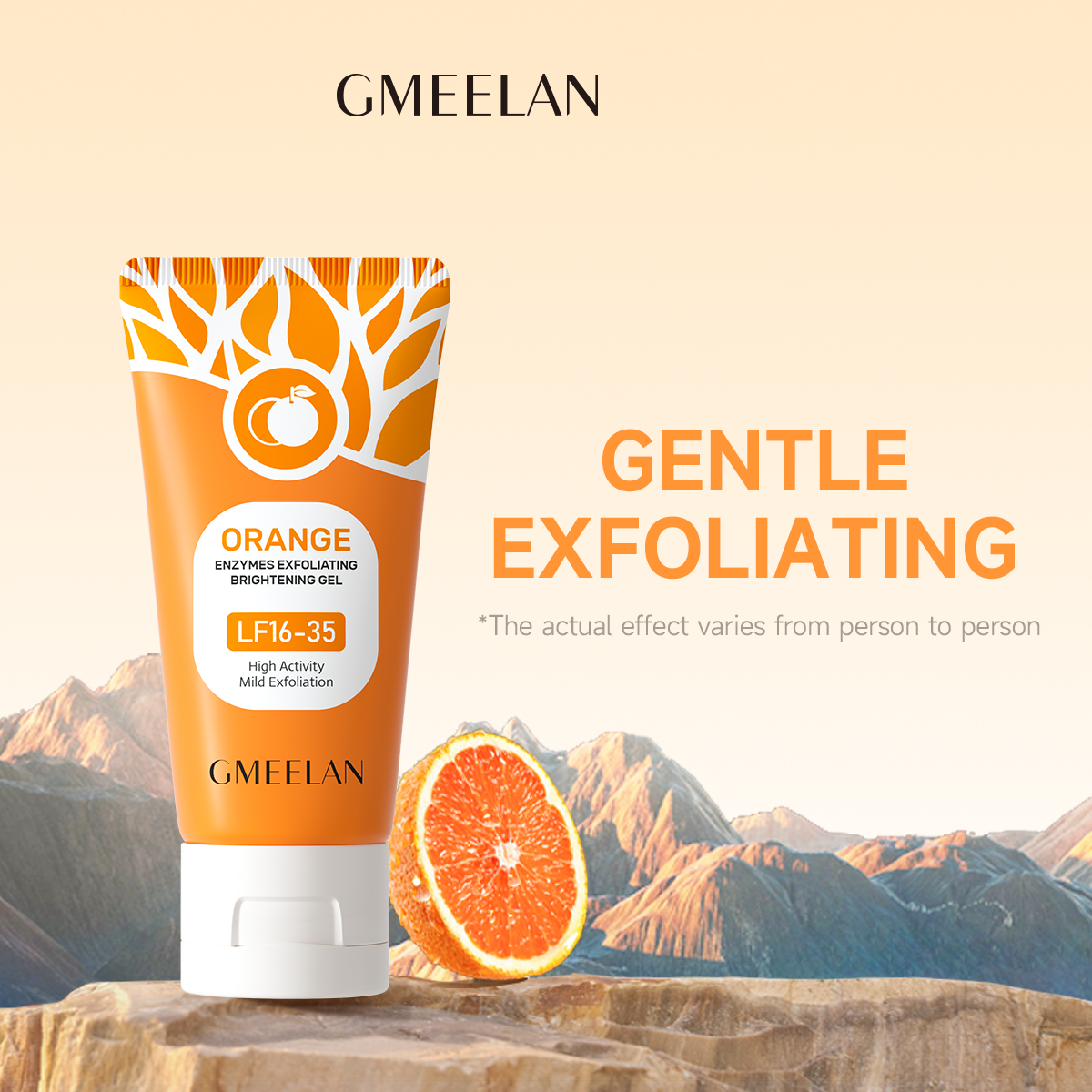 Gmeelan Orange Enzyme Exfoliating Brightening Gel 50g - Face Scrub