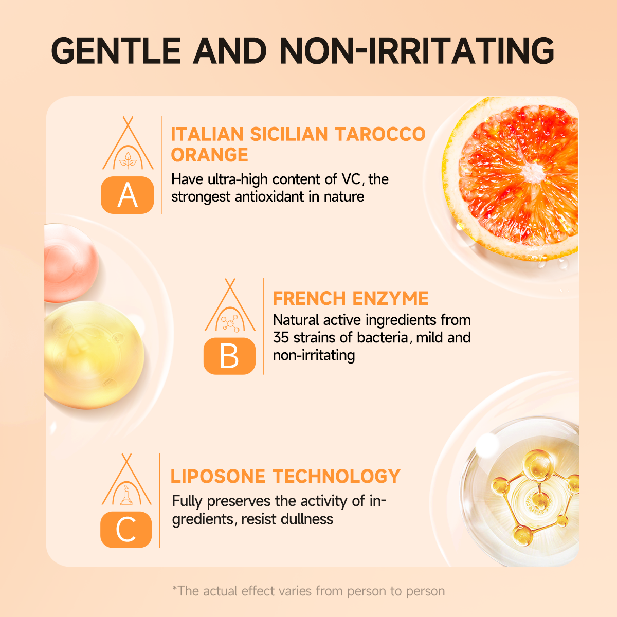 Gmeelan Orange Enzyme Exfoliating Brightening Gel 50g - Face Scrub