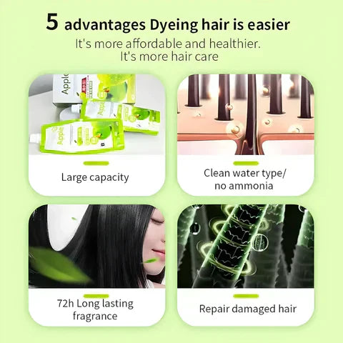 Apple Professional Hair Color Cream – Organic